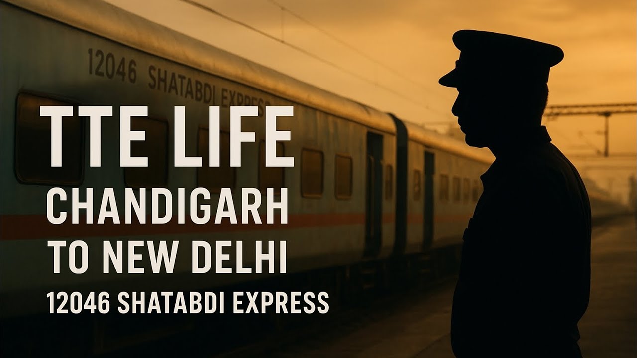 On Duty in Shatabdi Express | Real Life of a TTE (Indian Railways)