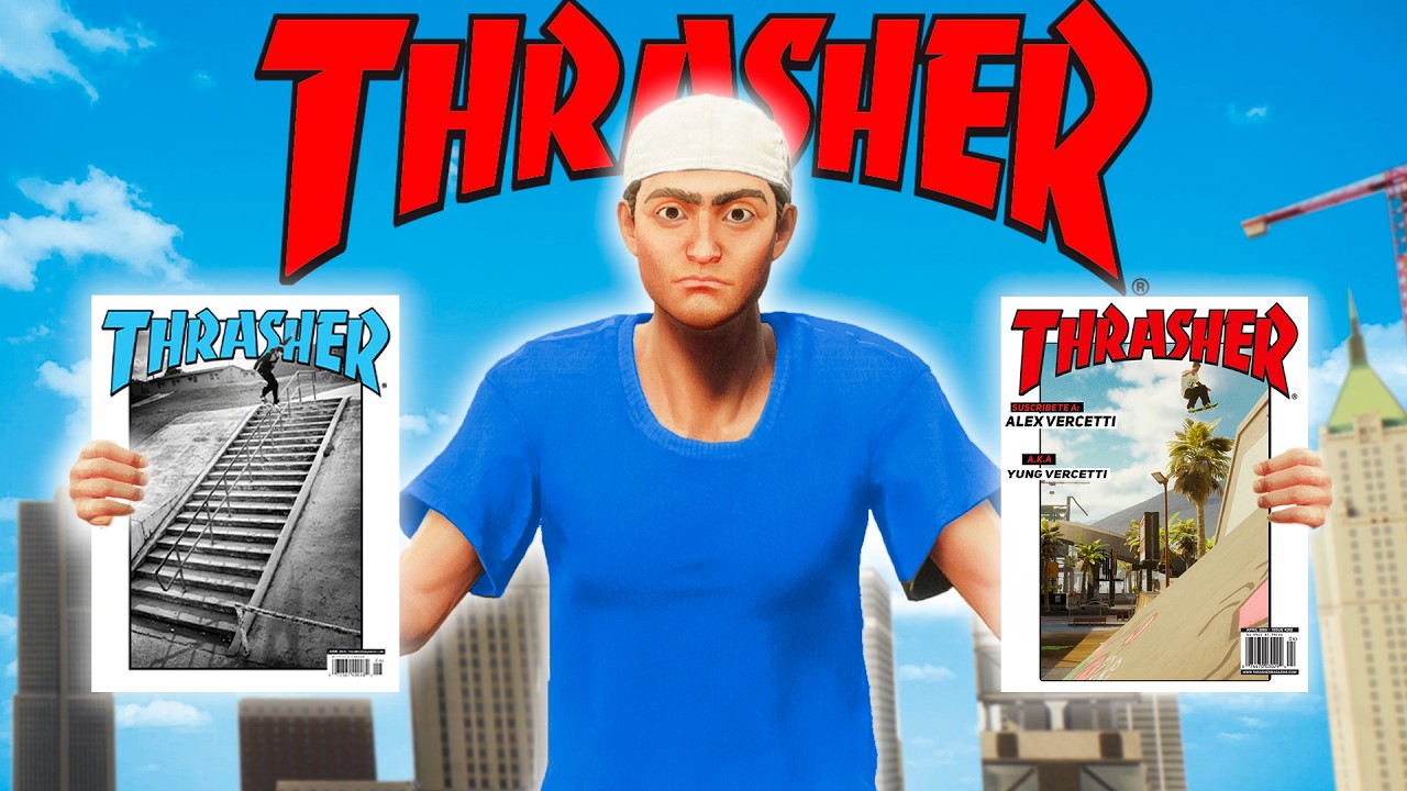 HICE LAS MEJORES PORTADAS DE THRASHER EN SKATE 4 🛹