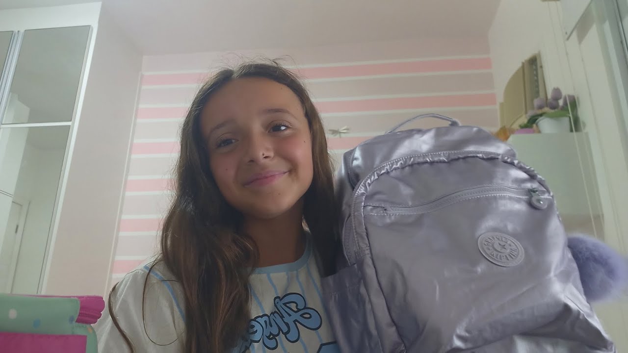 Arrumando minha mochila nova