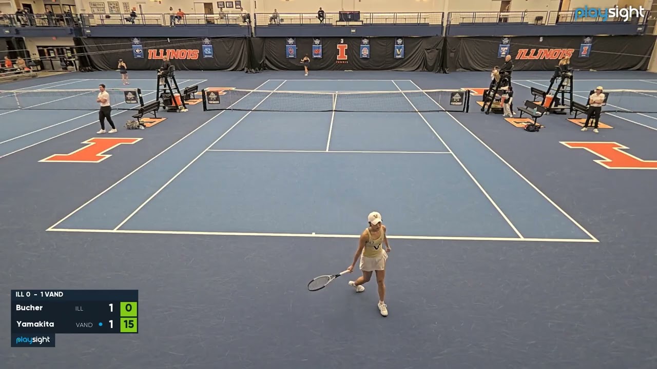 Women's singles 4 -  VANDERBILT v ILLINOIS -  8 2 26