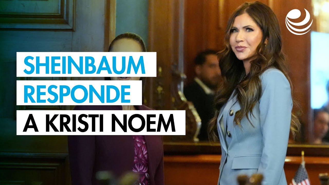 Sheinbaum responde a malentendido de Kristi Noem: Rechaza alentar las protestas en Los Ángeles