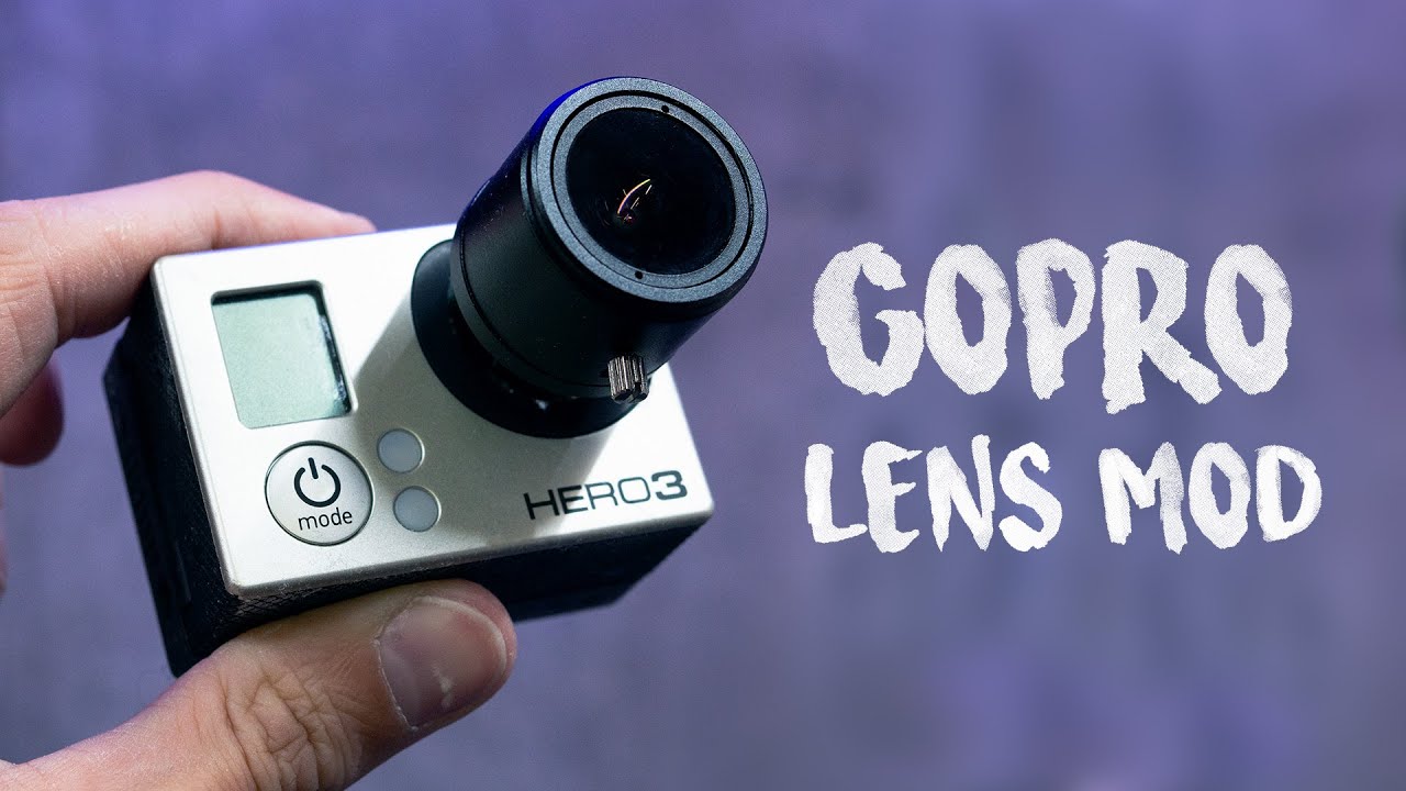 I modded my GoPro with a zoom lens
