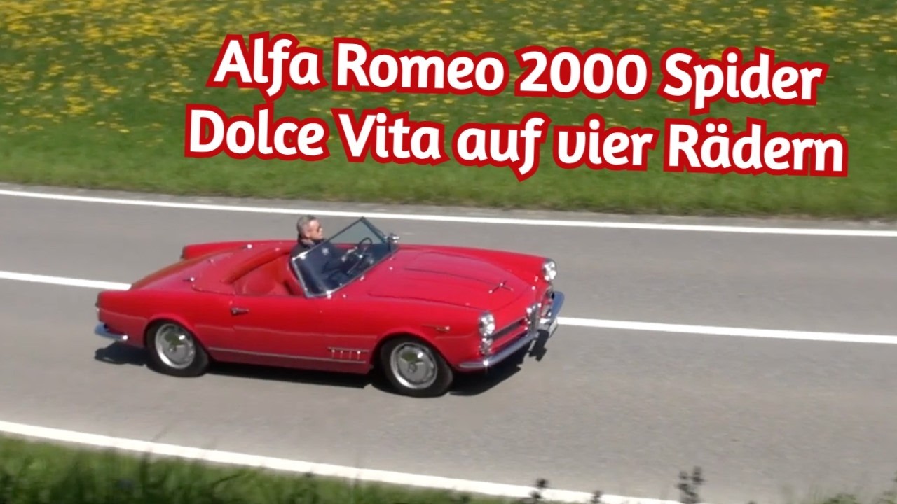 1961 Alfa Romeo 2000 Spider Touring