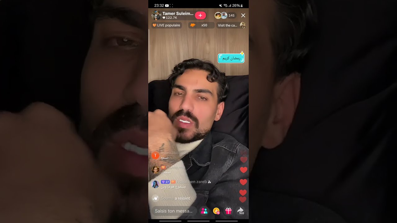 لايف تامر الصدمة كلامه عن فيدال التونسية