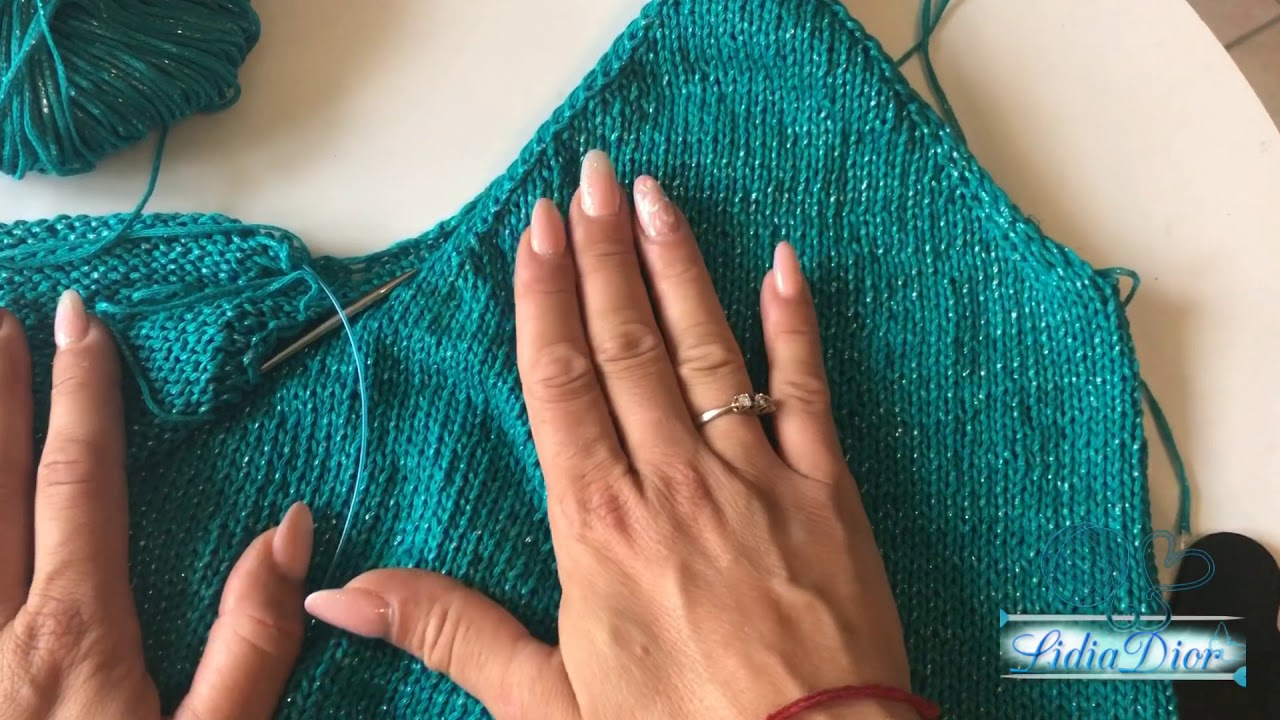 Top estivo a maglia/tutorial Icord.knitting top