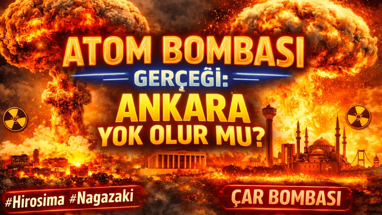 Ankara’da Bir Atom Bombası Patlarsa Gerçekten Ne Olur? Patlama Türkiye’yi Haritadan Siler mi?