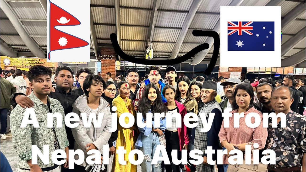 Solo journey from NEPAL to Australia #vlog #nepali #journey