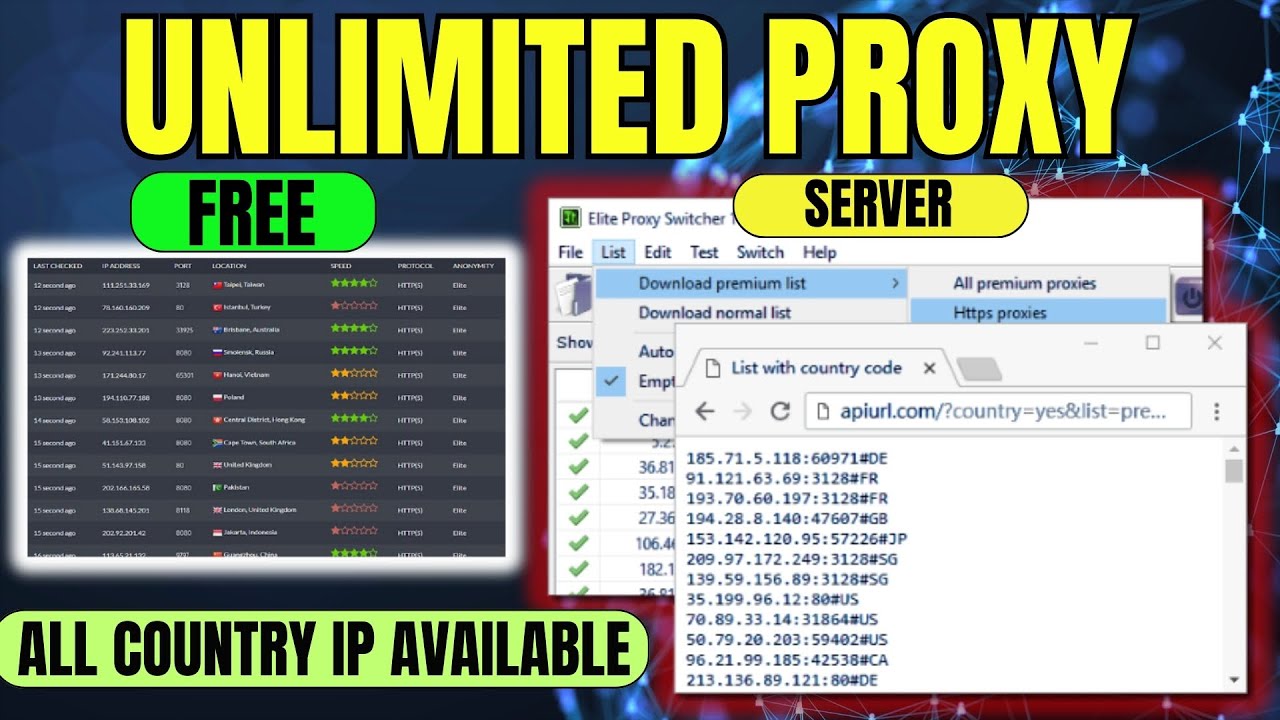 BEST Residential Proxy | How to Get Unlimited free Proxy in All Country | Free Proxy | Fast internet