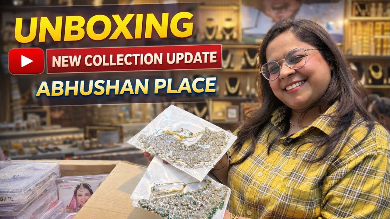 UNBOXING PARCEL || NEW JEWELLERY COLLECTION || ABHUSHAN PLACE #newvideo @satyajewels 