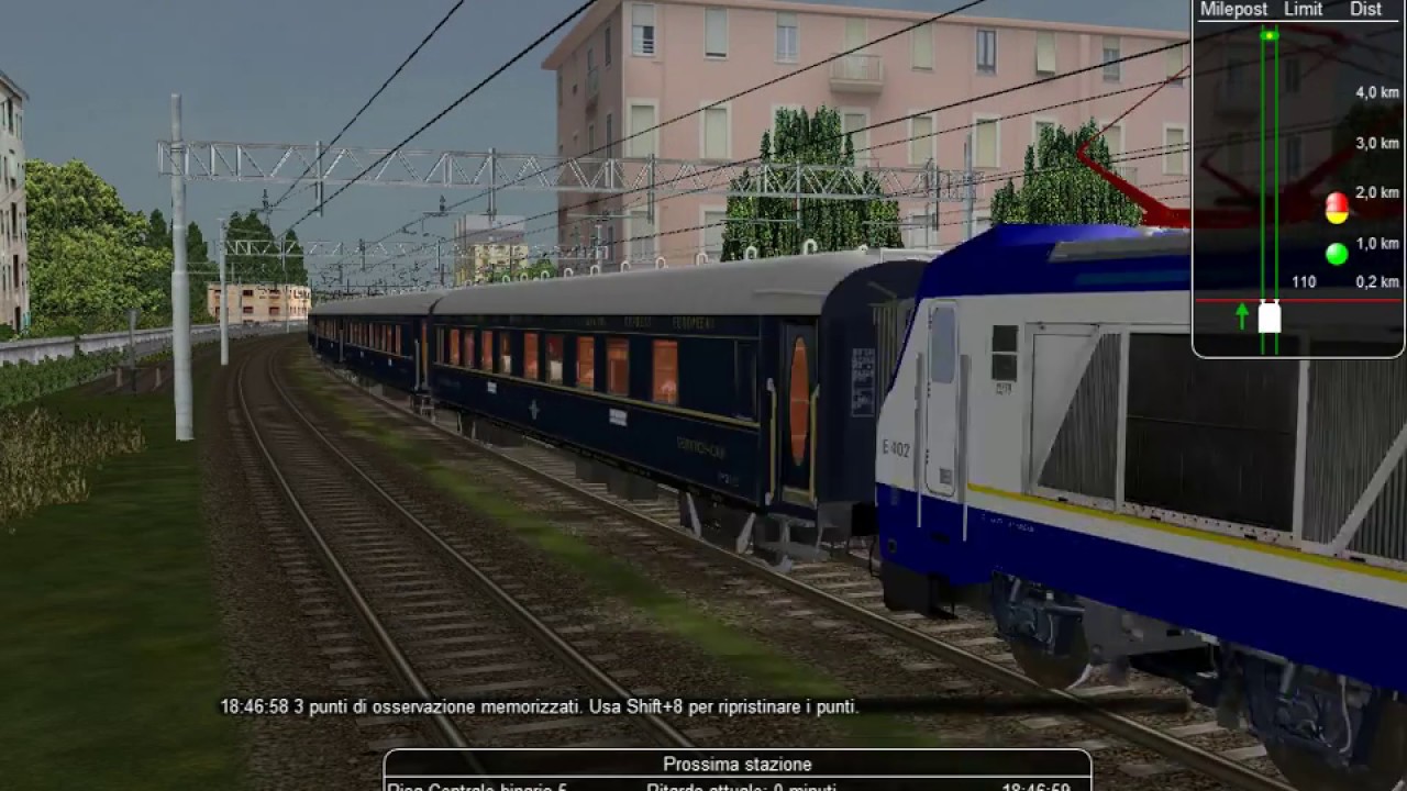 OPEN RAILS ITALIA   ORIENT EXPRESS  ROMA   VENTIMIGLIA   NIZZA   PARIGI