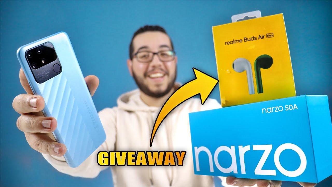 Realme Narzo 50A + GIVEAWAY | افضل اداء مقابل السعر