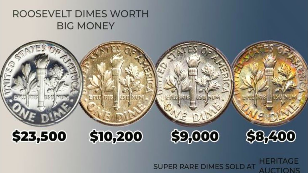 Top 4 RETIRE If You Find This RARE Dime Coins | Ni Coin