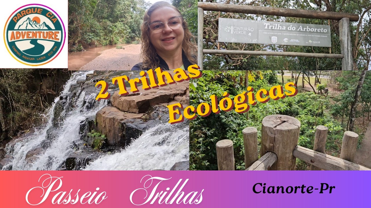 Passeio fazendo trilhas | Cachoeira e muita natureza | Parque Cia Adventure + Trilha do Arboreto