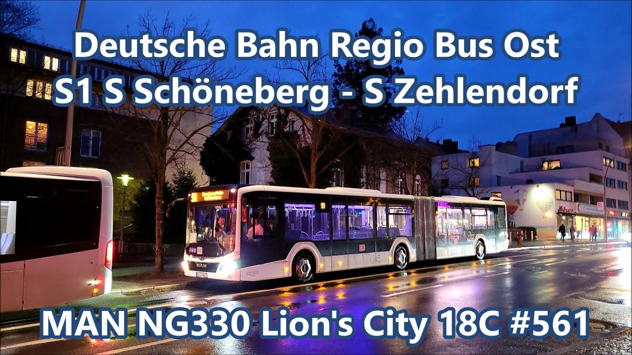 DB Regio Bus Ost - MAN NG360 Lion's City 18C EfficientHybrid #561, Linie SEV-S1