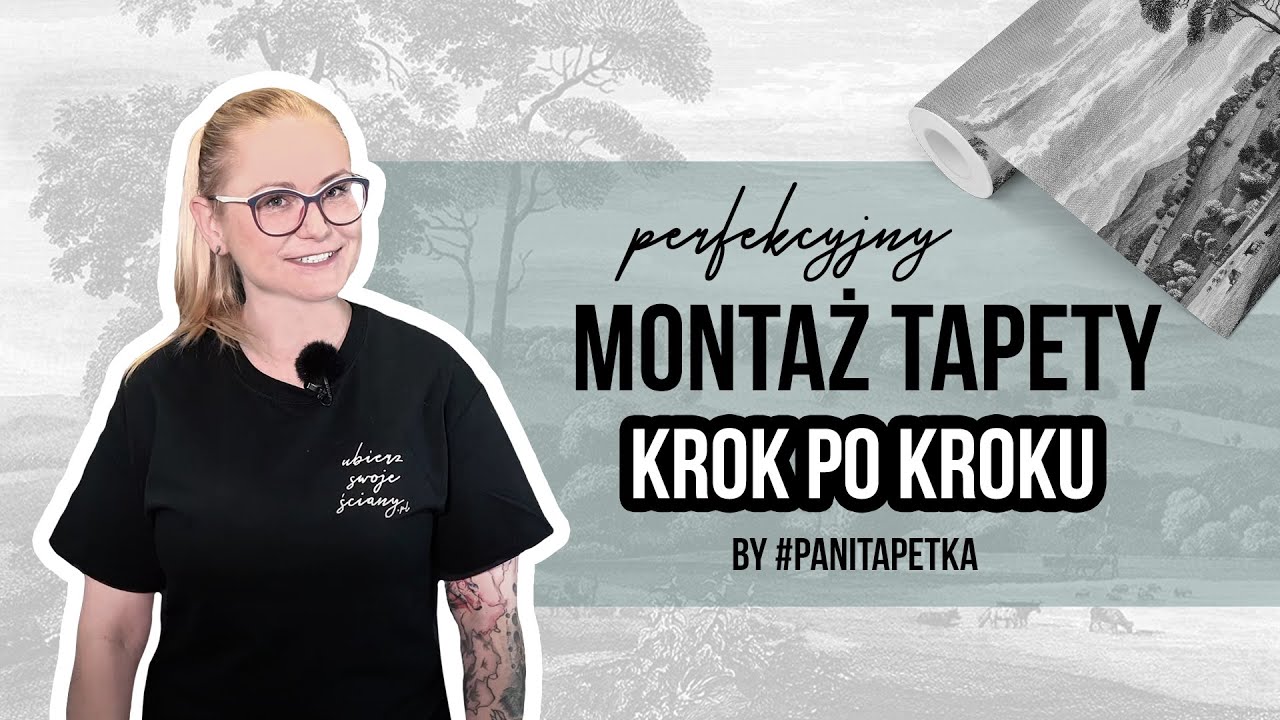 Szybki i łatwy montaż tapety na flizelinie by #PaniTapetka - Instruktaż Ubierz Swoje Ściany