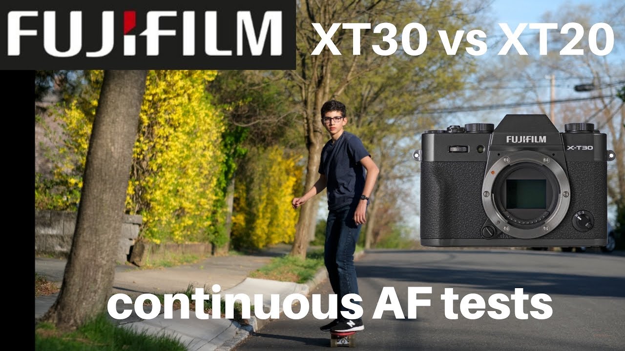 Fujifilm X-T30 vs X-T20: Playing with Continuous AF and Skateboards