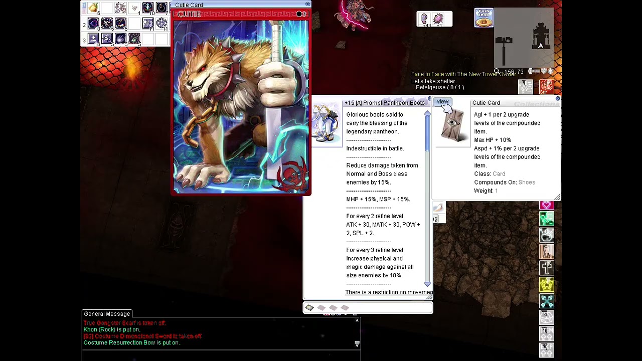 Frenzy Shot Abyss Chaser Vs. 600PT Betelgeuse Ft. Cutie Card [iRO Chaos]