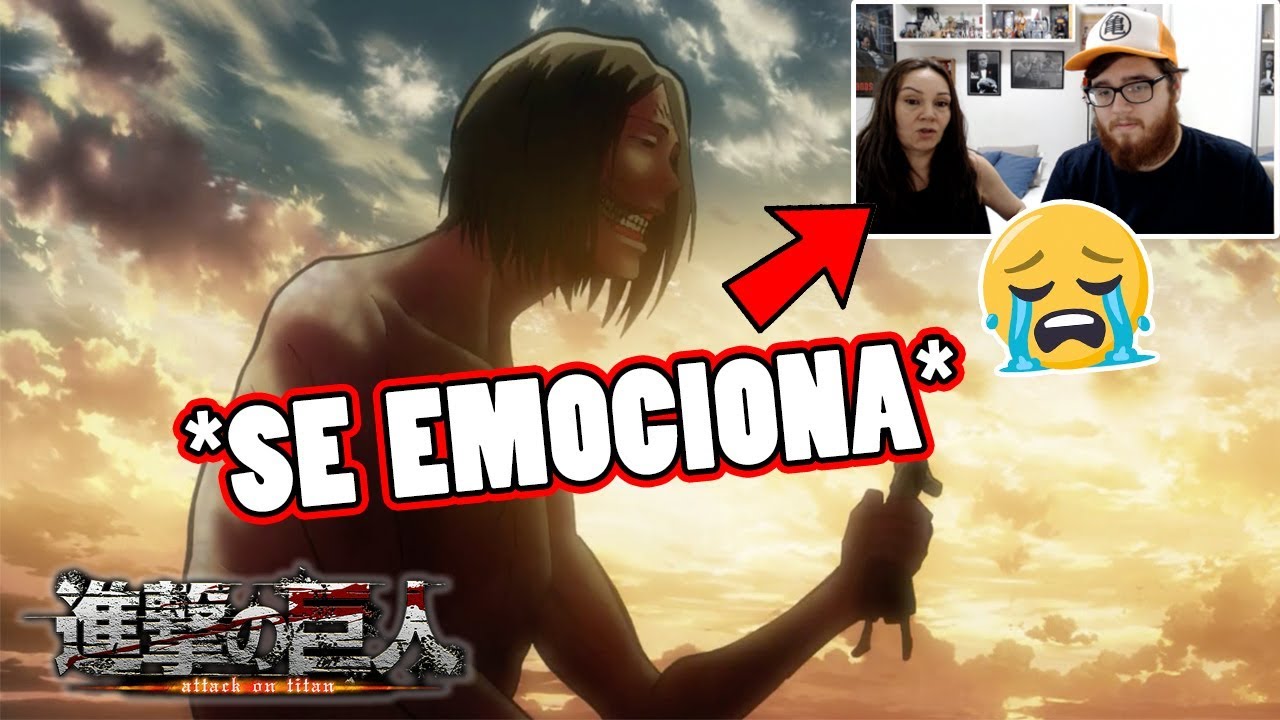 😱😭 MI MAMA REACCIONA A SHINGEKI NO KYOJIN *POR PRIMERA VEZ*