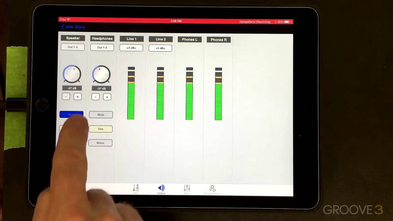 Output (Apogee Maestro for iOS Explained)