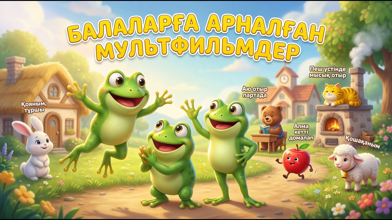 Бақа бақа балпақ | Қошақан | Қояным | Аю отыр партада | Алма кетті домалап | Мысығым | BAL TV