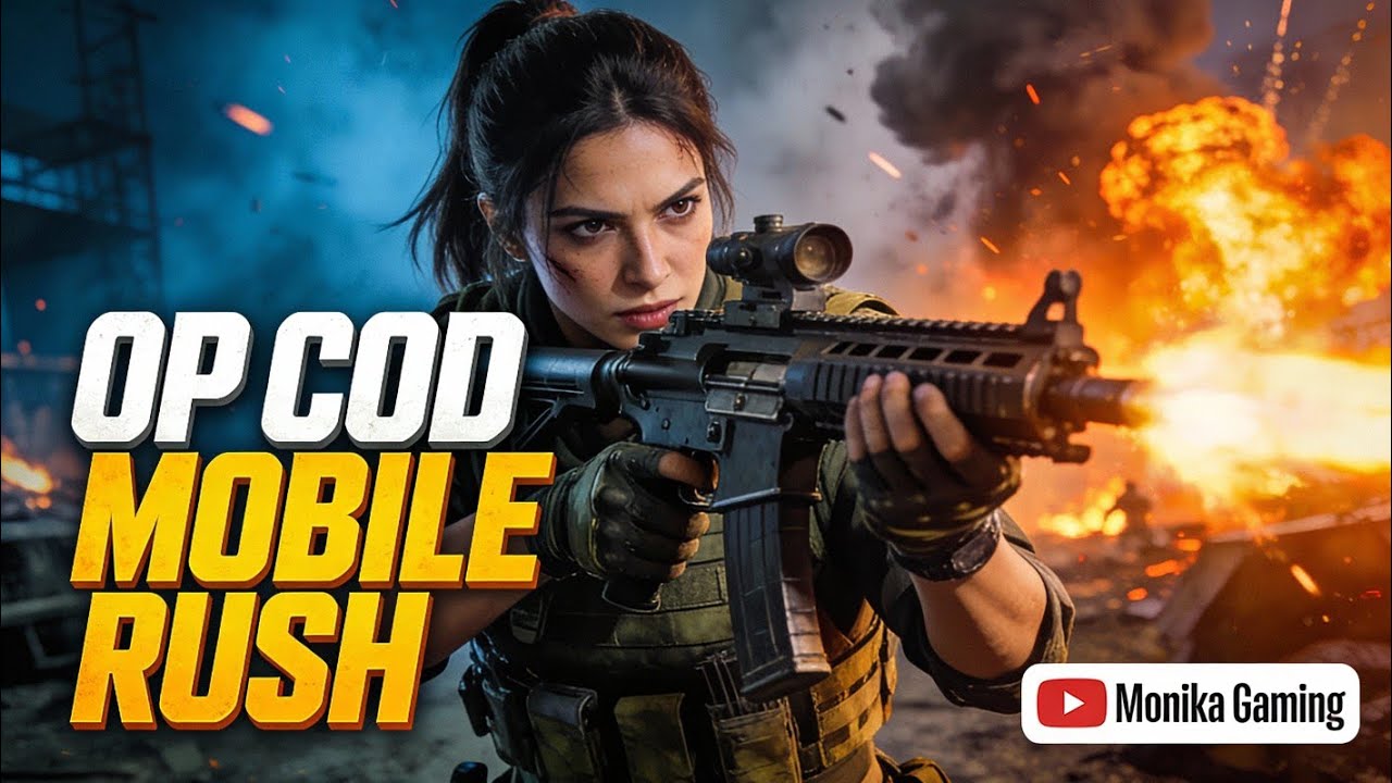Monika Gaming: 1v4 Clutch in COD Mobile! 🔥
