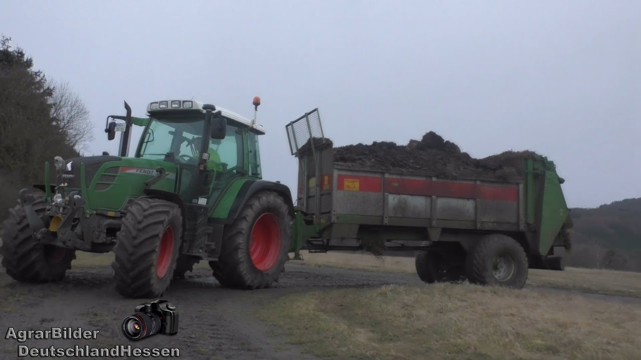 [HD] Uncut FENDT 309 Vario beim Miststreuen | Panasonic