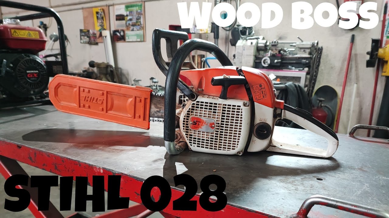 STIHL 028 WOOD BOSS (retirar cilindro)