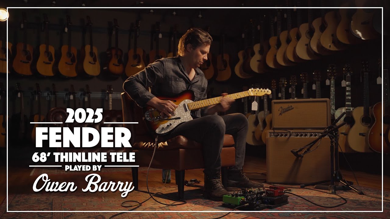 2025 Fender Custom Shop '68 Thinline Tele played by Owen Barry | Live from Carter Vintage Guitars