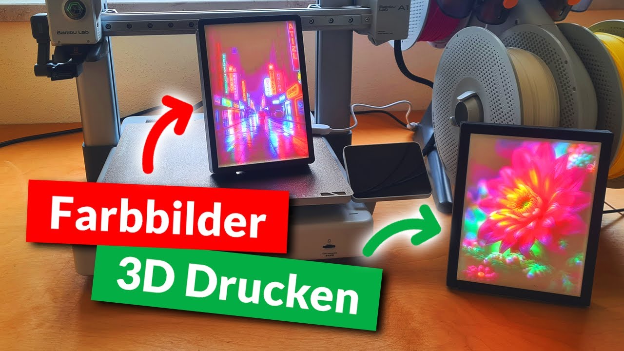 Farbbilder mit dem Bambu Lithophane Maker | HueForge, aber KOSTENLOS?
