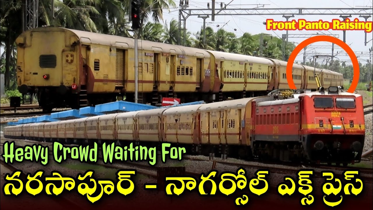 Most of the people in Palakollu are waiting for the train from Narasapuram to Nagarasol Express