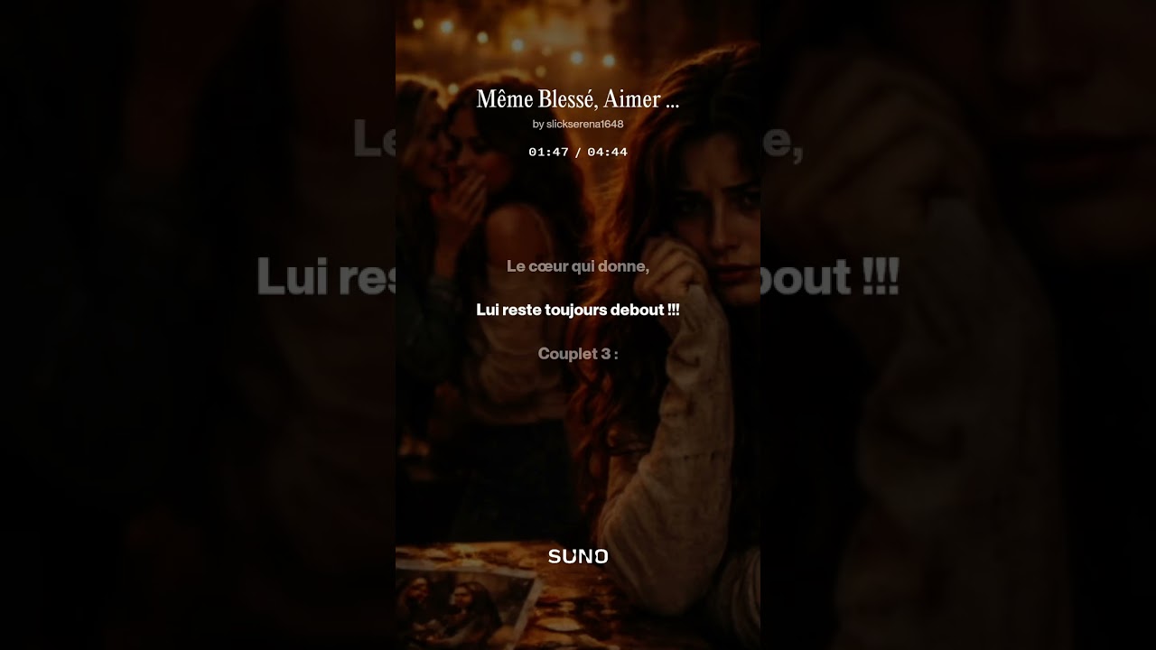 Même Blessé, Aimer ...
