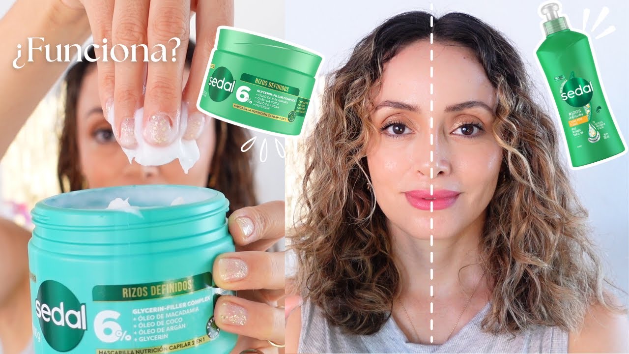 Probando la NUEVA mascarilla de Sedal Rizos Definidos… ¿Mejor que la crema para peinar?