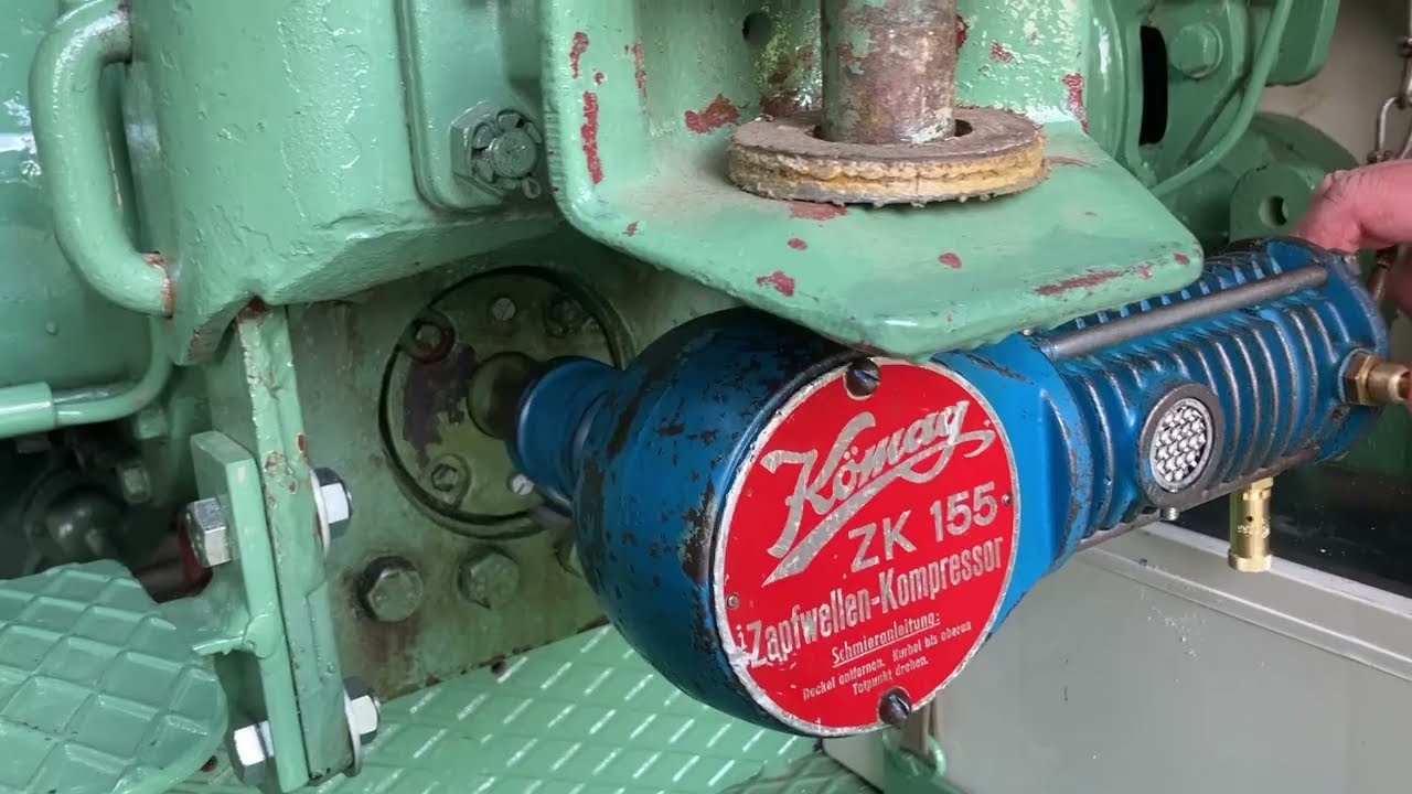 K&ouml;mag Zapfwellen-Kompressor ZK155 Zapfwellenkompressor Traktor MAN Ackerdiesel 