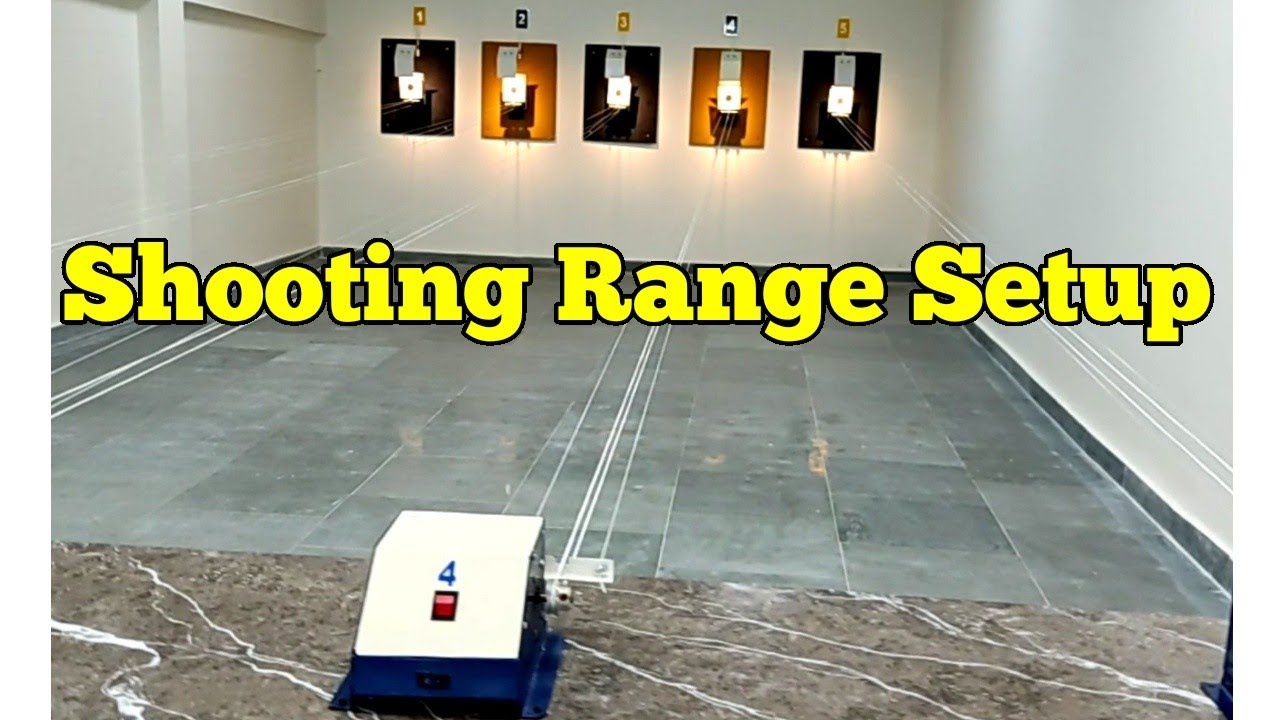 How to make Air Gun Shooting Range Setup 10 meter.