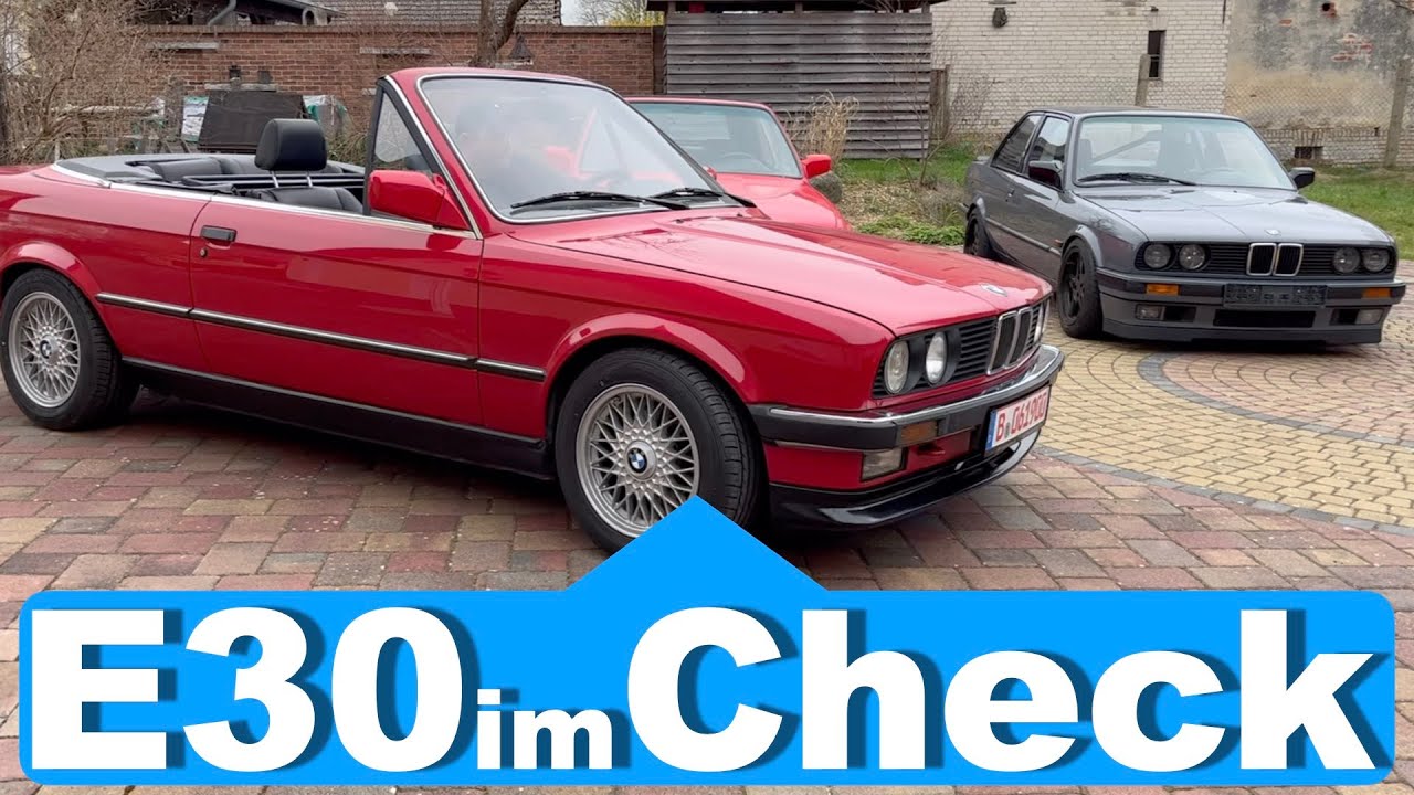 BMW E30 320iC vs. 325i - Vergleich Fahrtest, Beschleunigung, Sound
