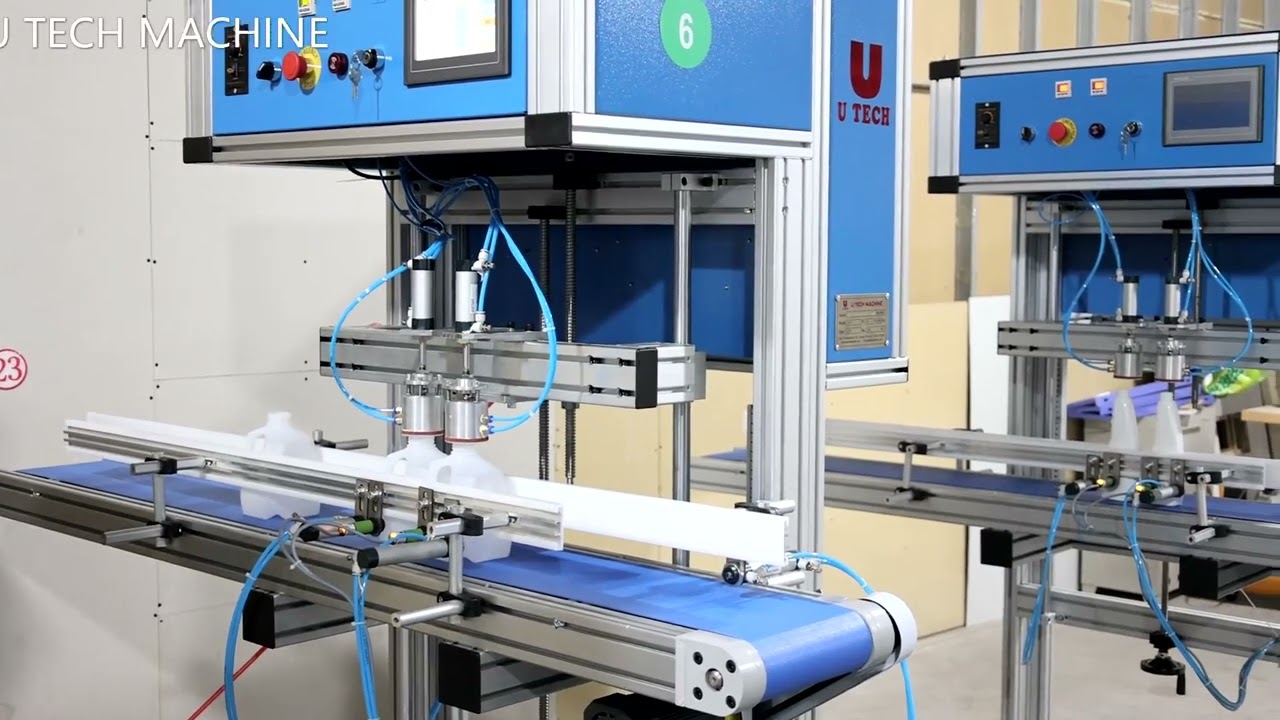 Fully automatic plastic bottle air leak testing machine