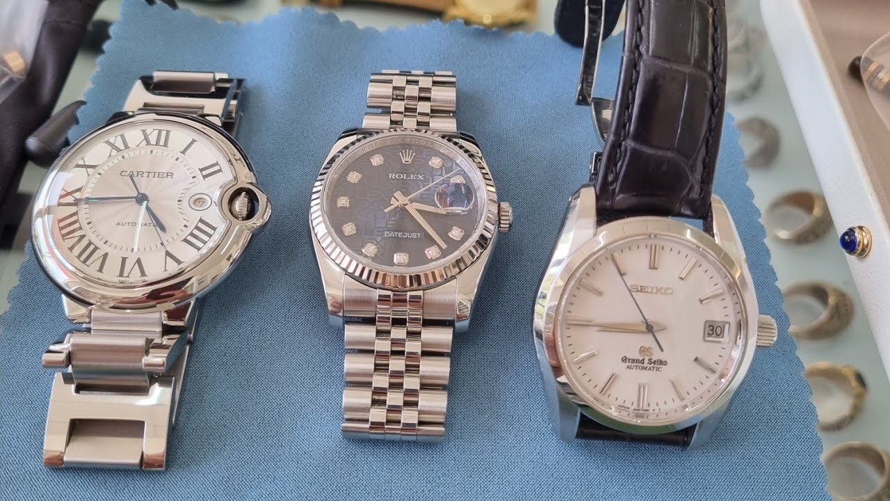 clip 38 ngày 7/11/2021, Rolex, Cartier và Grand seiko.