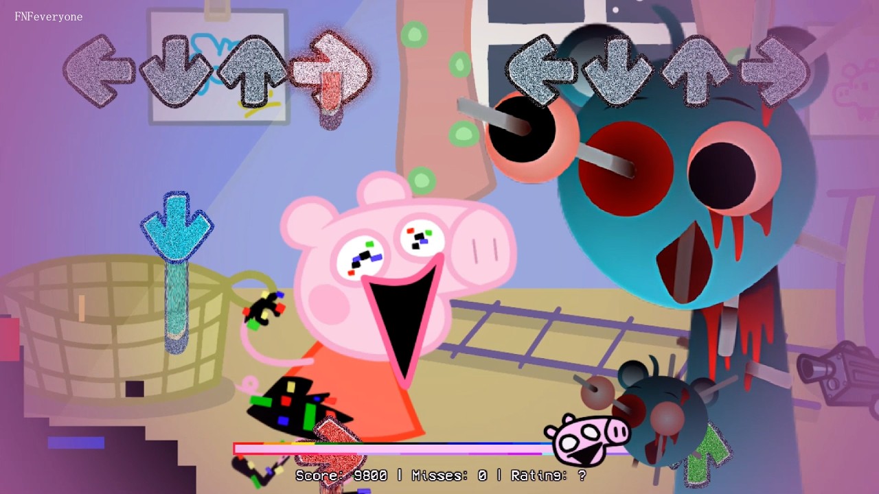 FNF Sprunki Horror All Phases vs Pibby Peppa Pig Sings Discovery Glitch - Incredibox Sprunki FNF Mod