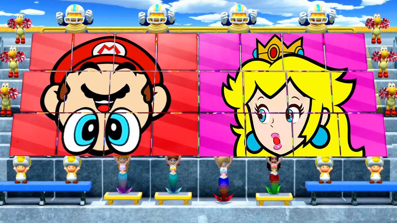 【スーパーマリオパーティ】4人のマーメイドが登場するリズムミニゲーム全集