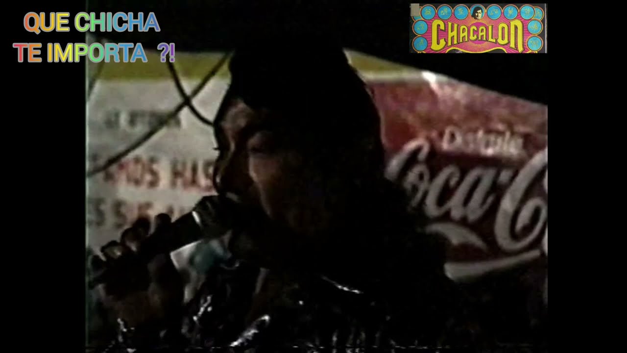 Chacalon y la Nueva Crema - Año 1993 Chacalon En la Pista Avancay En Vivo