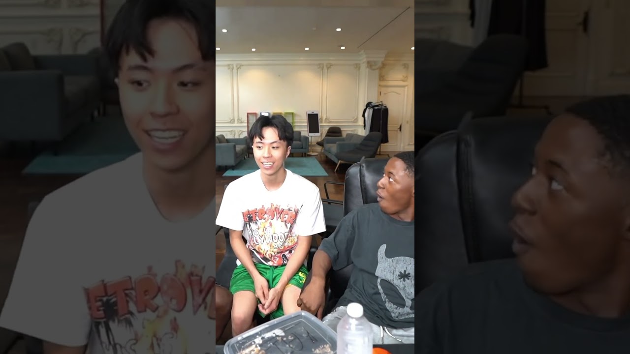 Ray and Reggie Rost Each Other On Stream😂😂 #ray #kaicenat #shorts