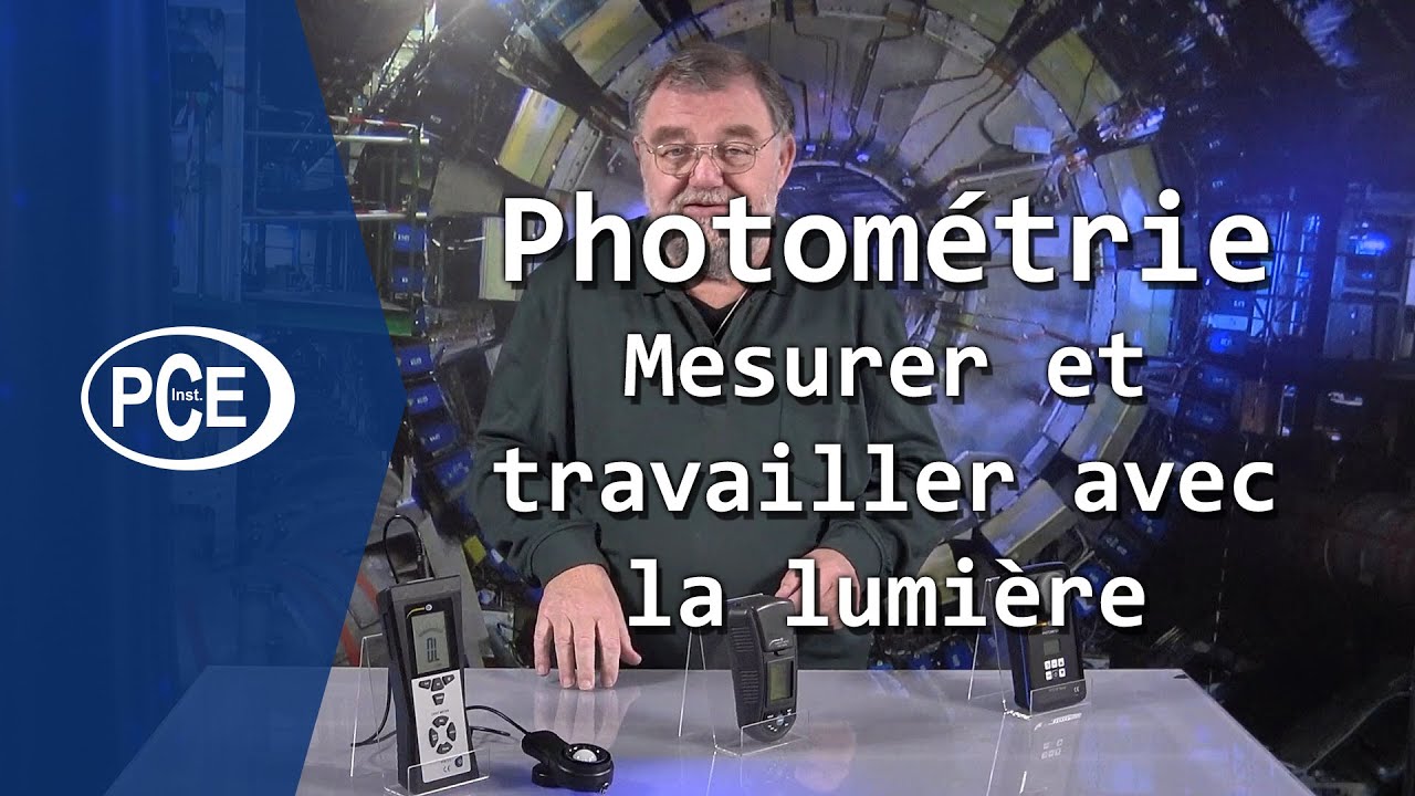 Photométrie | Utilisation de la lumière pour mesurer | Wolfgang Rudolph | #pceinstruments