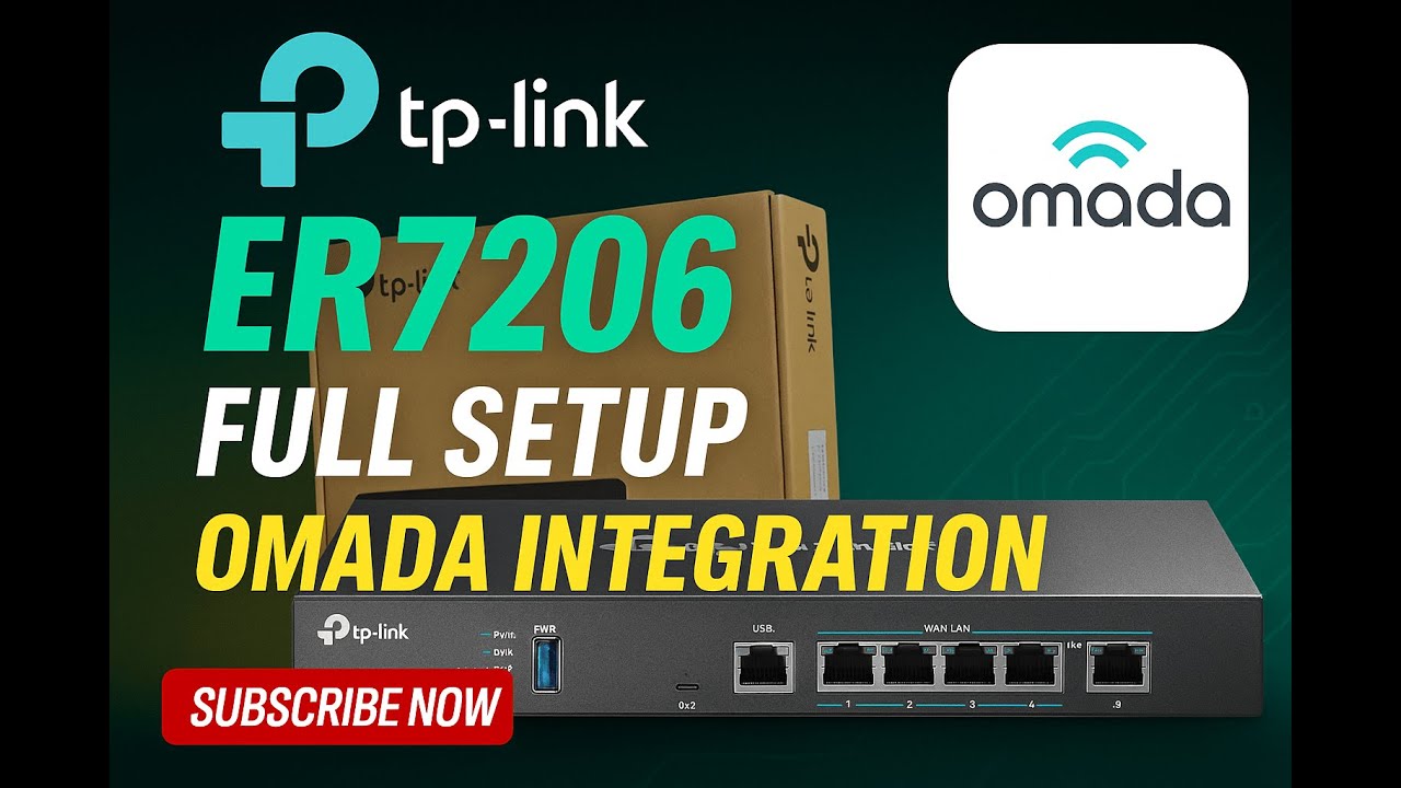 TP-Link ER7206 Multi-WAN VPN Router | Unboxing, Setup & Omada Controller Integration