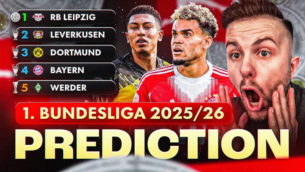 Meine Bundesliga PROGNOSE Saison 2025/2026 🏆