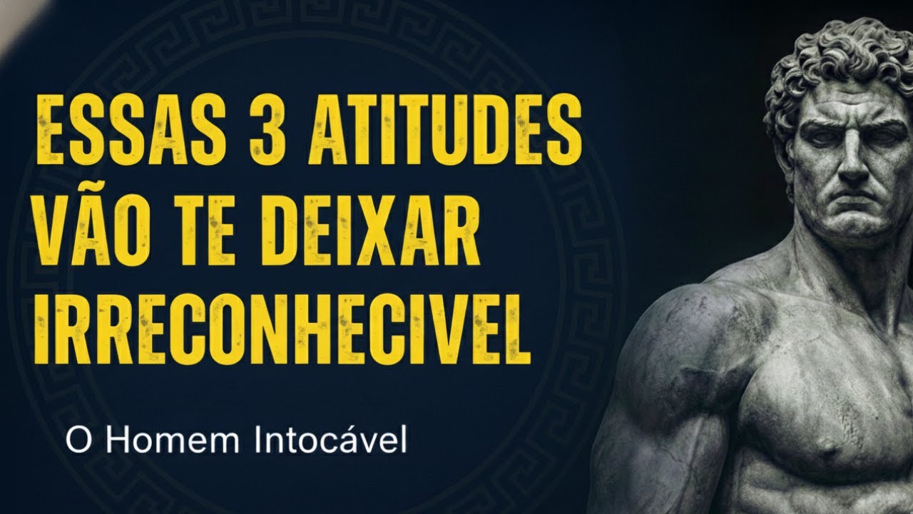 ESSAS 3 ATITUDES TE DEIXARÃO IRRECONHECÍVEL. CALE SE, ESTUDE E TREINE | ESTOICISMO
