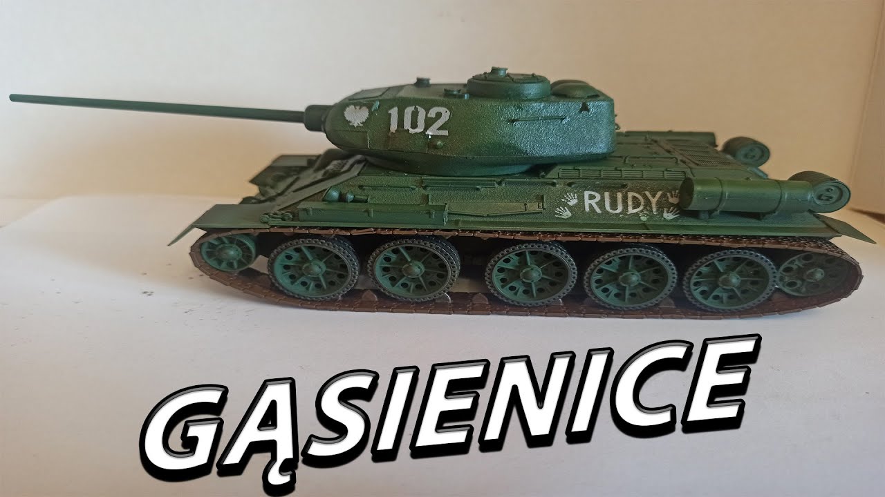 T34/85 1:35 - GĄSIENICE (ODC.10)
