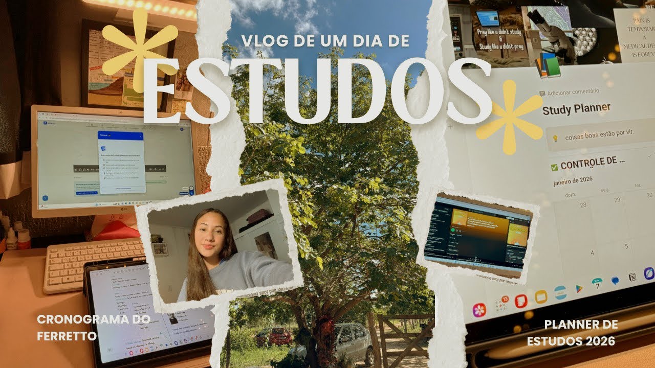 24 horas de estudos comigo | nova atualização do ferreto, planner 2026, notion, vestibulanda de med 