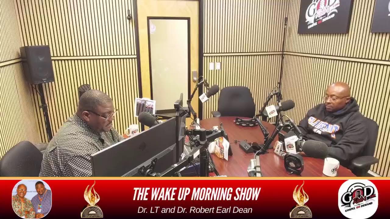 The Wake Up Morning Show w. Dr. LT & Dr. Robert Earl Dean. We are licensed through Soundexchange.