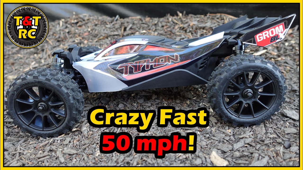 Crazy Fast NEW 3S Arrma Typhon Grom BLX!...Unboxing, Speed Test & Quick Review!
