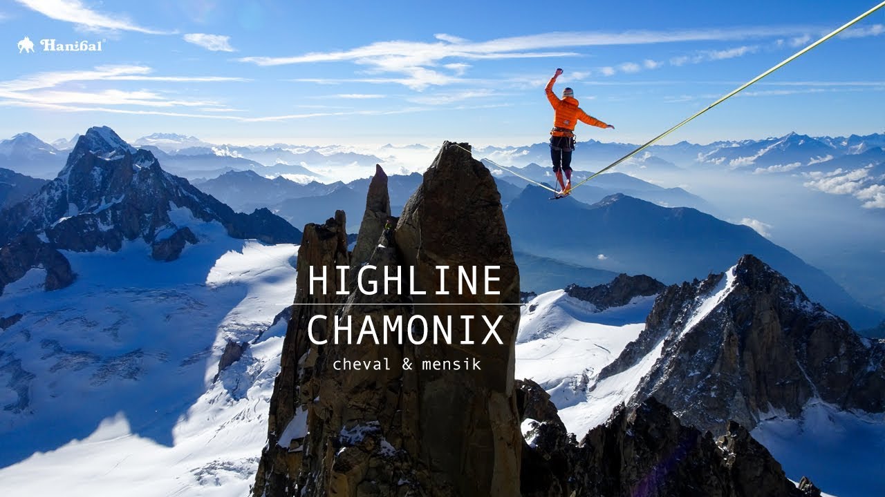Highline Chamonix - Les Aiguilles du Diables